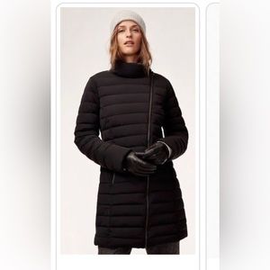 Aritzia Babaton Reza Puffer Down Coat S Black